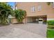 Private attached garage with paved driveway at 44 Bayview S Ct # A, St Petersburg, FL 33711