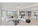 Open concept living space showcasing water views and modern furniture at 44 Bayview S Ct # A, St Petersburg, FL 33711