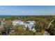 Aerial view showing the community and surrounding waterfront at 1413 Bayshore Blvd # 10, Dunedin, FL 34698