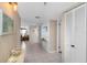 Hallway with tile flooring leading to the living area at 15316 Gulf Blvd # 604, Madeira Beach, FL 33708
