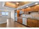 Modern kitchen with stainless steel appliances and water view at 5200 Brittany S Dr # 4-1102, St Petersburg, FL 33715