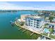 Luxury waterfront property with a private pool and boat slips at 211 Dolphin Pt # 201, Clearwater, FL 33767