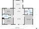 Floor plan showing a 1132 sq ft home with 2 bedrooms and 2 bathrooms at 4227 Harrisburg Ne St, St Petersburg, FL 33703