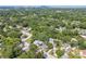 Wide aerial view showing the home and city skyline at 2026 Auburn S St, St Petersburg, FL 33712