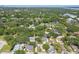 Expansive aerial view of the neighborhood and waterfront at 2026 Auburn S St, St Petersburg, FL 33712