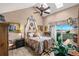 Spacious bedroom with a view and access to a balcony at 5537 Sea Forest Dr # 302, New Port Richey, FL 34652