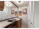 Convenient wet bar with a sink and storage at 5537 Sea Forest Dr # 302, New Port Richey, FL 34652