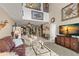 High-ceiling living room with open floor plan and double height at 5537 Sea Forest Dr # 302, New Port Richey, FL 34652