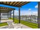 Stylish rooftop deck offering comfortable seating and stunning cityscape views at 400 150Th Ave # 304, Madeira Beach, FL 33708