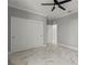 Spacious bedroom with double door closet and marble floors at 211 Dolphin Pt # 501, Clearwater, FL 33767