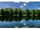 Serene lake view with lush greenery and tranquil reflections at 4931 Ridgemoor Cir, Palm Harbor, FL 34685