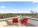 Beautiful rooftop deck area with comfortable seating and scenic views at 3087, 3075 Cherry Ln, Clearwater, FL 33759