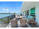Spacious balcony with seating and stunning water views at 1848 Shore S Dr # 501, South Pasadena, FL 33707
