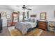 Serene bedroom with hardwood floors and decorative rug at 1848 Shore S Dr # 501, South Pasadena, FL 33707