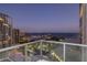 Evening balcony view overlooking the city, marina and water at 301 1St Street South # 2304, St Petersburg, FL 33701