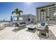 Relaxing pool deck with comfortable seating and city views at 301 1St Street South # 2304, St Petersburg, FL 33701