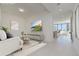 Virtually staged living room, open floor plan at 301 1St Street South # 2304, St Petersburg, FL 33701