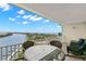 Enjoy breathtaking water and partial ocean views from this balcony at 399 2Nd St # 815, Indian Rocks Beach, FL 33785