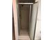 Shower stall with a glass enclosure at 9720 Indian Key Trl # 117, Seminole, FL 33776