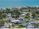 Aerial view of house with beach access at 16003 2Nd E St, Redington Beach, FL 33708