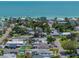 Aerial view of a house near the beach, offering a view of the surrounding area at 16003 2Nd E St, Redington Beach, FL 33708