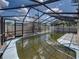 Enclosed pool area needs some work, but has potential at 16003 2Nd E St, Redington Beach, FL 33708
