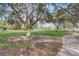 Lush green park with mature trees and walking path at 9415 Blind Pass Rd # 1103, St Pete Beach, FL 33706