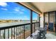Balcony boasting scenic waterfront views at 9495 Blind Pass Rd # 307, St Pete Beach, FL 33706