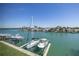 Scenic waterfront view with boats docked at the marina at 12405 3Rd E St # 304, Treasure Island, FL 33706