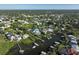 High-angle view of the neighborhood, highlighting the waterfront community at 761 Soundview Dr, Palm Harbor, FL 34683