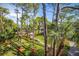 Lush landscaping, a gazebo, and palm trees create a serene community atmosphere at 761 Soundview Dr, Palm Harbor, FL 34683