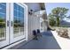 Private deck with seating area, offering scenic views at 761 Soundview Dr, Palm Harbor, FL 34683