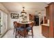 Kitchen with a center island and breakfast bar at 761 Soundview Dr, Palm Harbor, FL 34683
