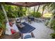 Covered patio perfect for relaxing and entertaining, with pergola and seating at 761 Soundview Dr, Palm Harbor, FL 34683