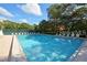Inviting community pool with plenty of lounge chairs at 3580 41St S Ln # H, St Petersburg, FL 33711