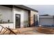 Private rooftop terrace with hot tub and outdoor kitchen at 11605 1St E St # 6, Treasure Island, FL 33706