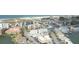 Aerial view of beachside community, showcasing multiple buildings at 11605 1St E St # 6, Treasure Island, FL 33706