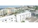 Aerial view of a coastal community with new construction at 11605 1St E St # 6, Treasure Island, FL 33706