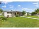 Well-maintained front yard with lush green grass and a charming home exterior at 170 98Th N Ave, St Petersburg, FL 33702