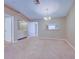 Dining room with wet bar and access to kitchen at 2020 Lakeview Dr # 203, Clearwater, FL 33763