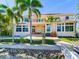 Spacious backyard with pool, patio, and private dock access at 17371 Kennedy Dr, North Redington Beach, FL 33708