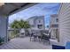 Relaxing deck overlooking ocean views with seating for four at 19930 Gulf Blvd # 1A, Indian Shores, FL 33785