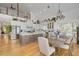 Spacious kitchen boasts a large island, stainless steel appliances, and white shaker cabinets at 3136 Neff Lake Rd, Brooksville, FL 34602