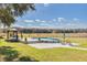 Large pool with gazebo and patio at 3136 Neff Lake Rd, Brooksville, FL 34602