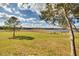 Scenic view of a lake with trees and a partly cloudy sky at 3136 Neff Lake Rd, Brooksville, FL 34602
