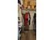 Spacious closet with ample hanging space and shelving at 1153 Tamarac Dr, Holiday, FL 34690