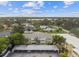 Aerial view showing the property and surrounding buildings at 1001 Eden Isle Ne Dr # 1, St Petersburg, FL 33704
