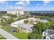 Aerial view of a residential building near the waterfront at 1001 Eden Isle Ne Dr # 1, St Petersburg, FL 33704