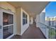 Exterior hallway view of condo building with access to unit at 1200 Country Club Dr # 5402, Largo, FL 33771