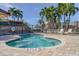 Relaxing hot tub with surrounding patio and fence at 5130 Brittany S Dr # 408, St Petersburg, FL 33715